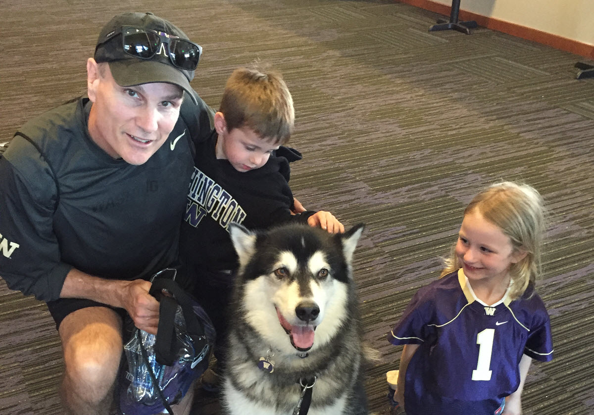 Dr Carey with his Family